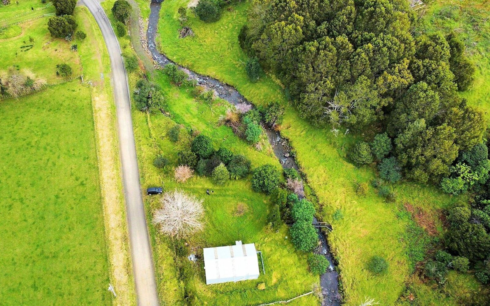 Waimamaku lifestyle with creek